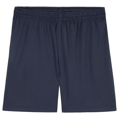 Image of CityComfort Boys Activewear Shorts, Lightweight Breathable Training Shorts for PE or Sports (Navy, 7 8 Years)