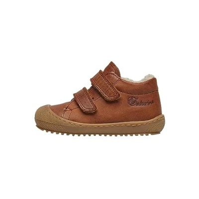 Image of Naturino Racoon Vl Crib Shoe, Cognac, 3.5 UK Child