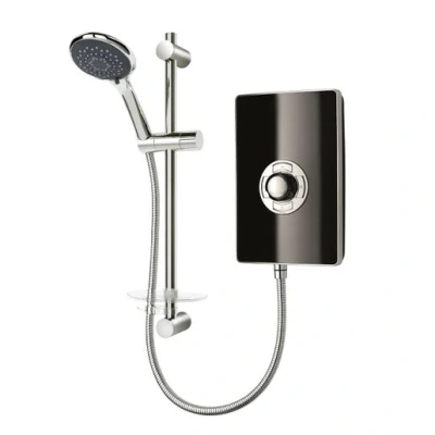 Image of Triton Aspirante Electric Shower 9.5kW Black Gloss ASP08gSBLK