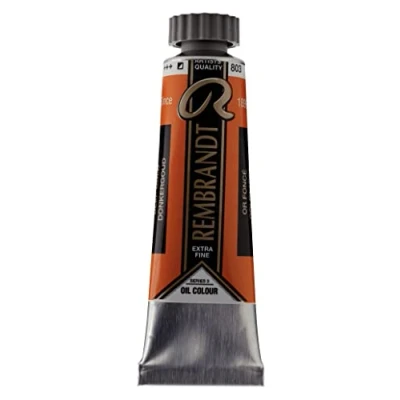 Image of Rembrandt Oil Colour Tube 15 ml Deep Gold 803