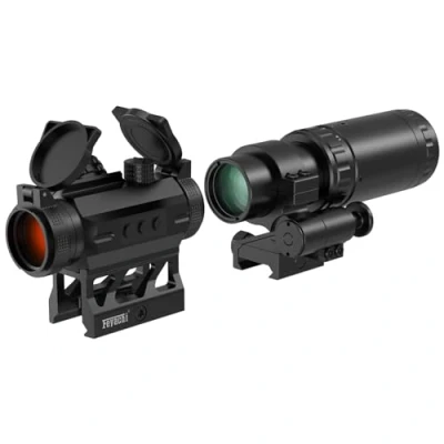 Image of Feyachi V30 2MOA Red Dot Sight with M37 1.5X 5X Magnifier Combo, Absolute Co Witness