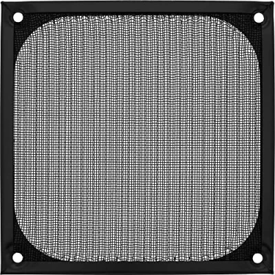 Image of InLine 33370S Fan Grille Aluminium Filter 120 x mm Black