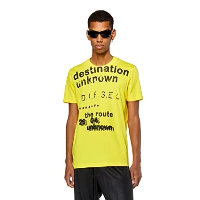 Image of Diesel_T DIEGOR K63 MAGLIET_Shirt_Yellow_L