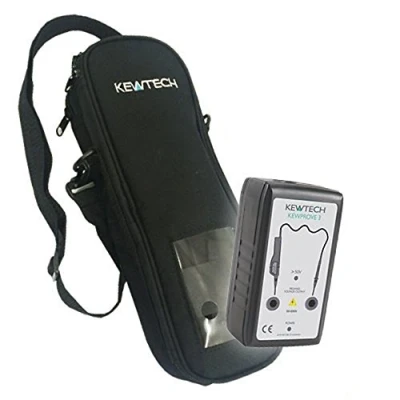 Image of Kewtech Testing Kit (KEWC1, KEWPROVE 3) Deluxe, Soft, Protective, Zipped Carry Case, Ideal For KT1780 &amp; KT1790 And Other Voltage Continuity 2 Pole Testers, Also Has Built In Compartment 3 690 Volt AC/DC Proving Unit (Included)
