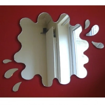 Image of Super Cool Creations Puddle Mirror 35cm x 32cm and 6 Splashes