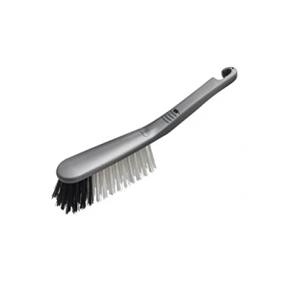 Image of Addis Hand Brush with Stiff Bristles and an Extra Sturdy Handle, Metallic Silver, 1,319236