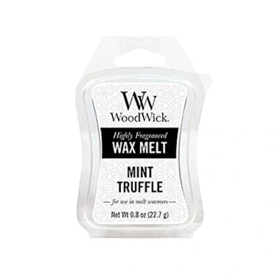 Image of WoodWick Mini Hourglass Wax Melts Mint Truffle, White, 5.9 x 7.3 2 cm