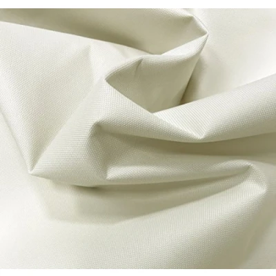 Image of A Express Cream 20oz Heavy Duty Thick Waterproof Canvas Fabric 600D Outdoor Cover Sample (10cm x 10cm)