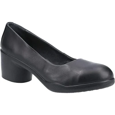 Image of Amblers Safety Womens AS607 Brigitte Court Shoes Black