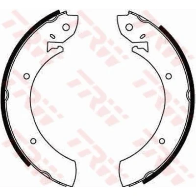 Image of 1551318, 1610955, 5015675, 5019046, 5020419 Brake Shoes TRW GS6181 254mm 57mm RENAULT: Trafic I Platform/Chassis, Van
