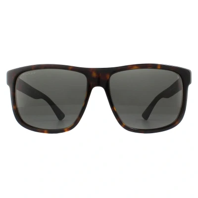 Image of Gucci Unisex Sunglasses, Size: One Size, Havana/brown/grey
