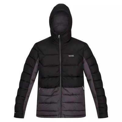 Image of Regatta Womens Mens Nevado VI Padded Jacket (Black/Dark Grey) Size 3XL