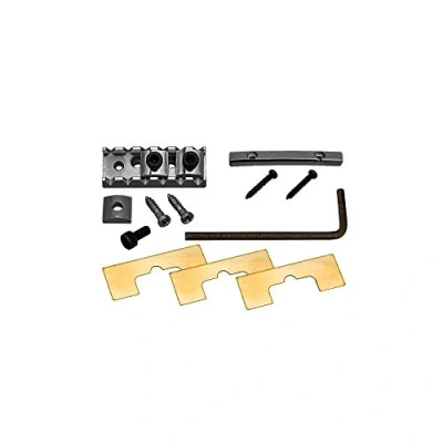 Image of Gotoh Floyd Rose Lock Nut 43mm Black Chrome (Cosmo) Front Screw Mounting
