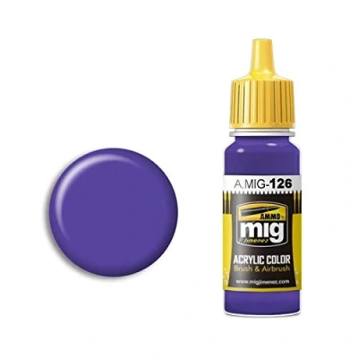 Image of Ammo MIG 0126 Violet Acrylic Paints (17 Ml), Multicolour