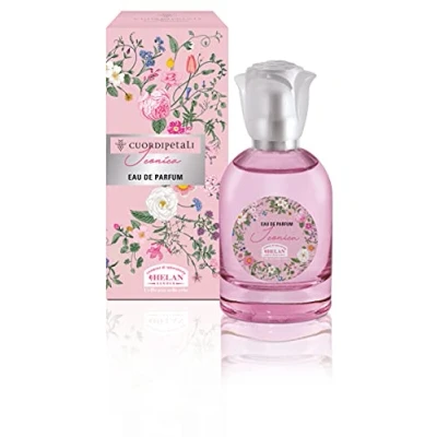 Image of Helan Iconica Perfume for Women with Fresh and Floral Notes, Gourmand Womens Hints of Rose, Jasmine White Musk Eau de Parfum Women, Gifts Made in Italy, 50 ml