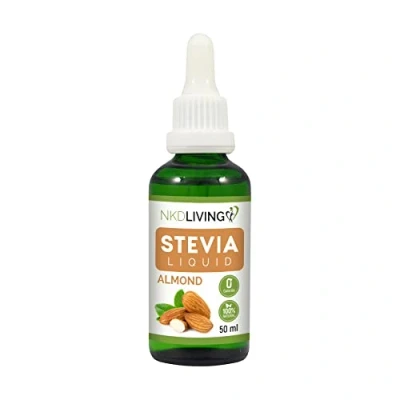 Image of NKD Living Pure Stevia Liquid Drops 50ml (Almond)