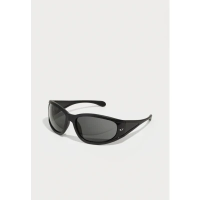 Image of DIESEL Unisex DL3002 501S87 Sunglasses Injected Black Grey Pillow Normal