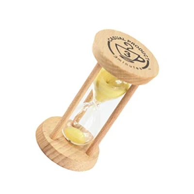 Image of YOSIYO Wooden Hourglass Sand Clock 3 Minutes Sandglass Kids Toothbrush Timer Time Counter Children Gift Home Decoration