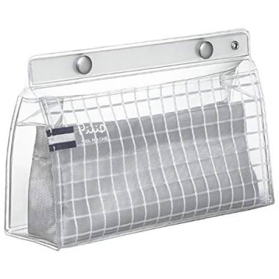 Image of Kokuyo Piiip Tool Pen Case, Silver Gray, Japan Import (F VBF240 1)