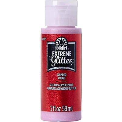 Image of Plaid Acrylic Paint, Red, 2 Ounce