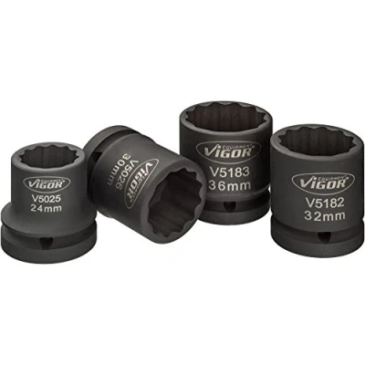 Image of Vigor Vigor_V5024 3/4&quot; Impact Socket Set