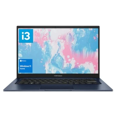 Image of ASUS Vivobook Laptop, 14&quot; FHD Display, i3 1215U, 16GB RAM, 512GB SSD, Wi Fi 6, HDMI, Webcam, Touchpad, Windows 11 Home, Blue