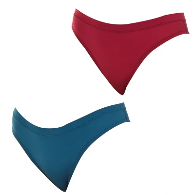 Image of Dim Womens Pack 2 Panties Body Mouv elastic fabric D06W6 woman Multicolour Size Small