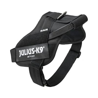 Image of Julius K9 16STEALTH P 2 IDC Stealth PowerHarness for Dogs, Size 2, Black