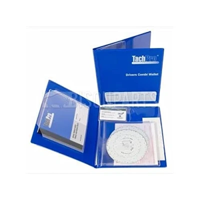 Image of Bison Parts 100311 Tachpro Tachograph 28 Day Hardback Driver Combi Wallet for Analogue &amp; Digital