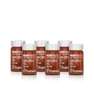Image of Framesi New Morphosis Hair Treatment Line Sublimis Oil Serum 6 x 15 ml