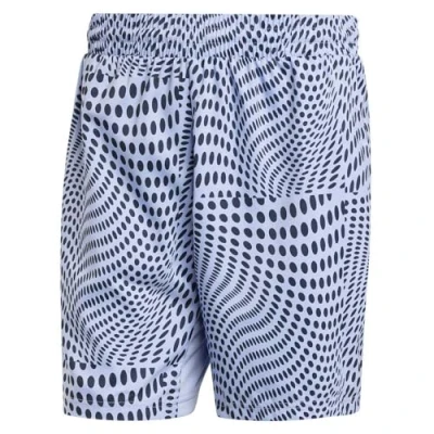 Image of adidas Performance CLUB Graphshort Sports shorts, Men&#039;s, Size: XS, Blue spark/aurora ink