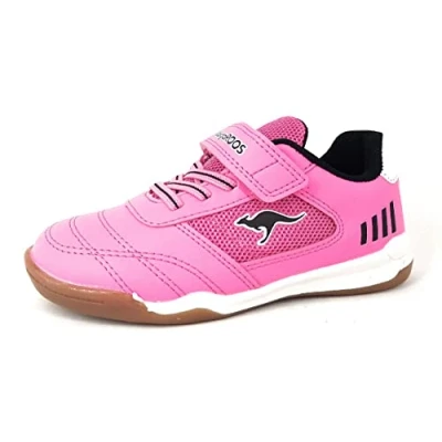 Image of KangaROOS Women&#039;s K bilyard EV Sports Shoes, Neon Pink Jet Black, 6 UK