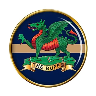 Image of The Buffs (Royal East Kent Regiment), British Army Pin Badge
