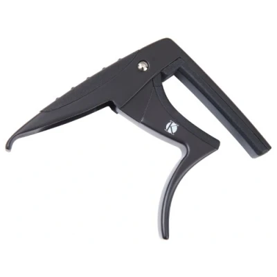 Image of Kinsman KAC305 Electric/Acoustic Guitar Curved Capo Black