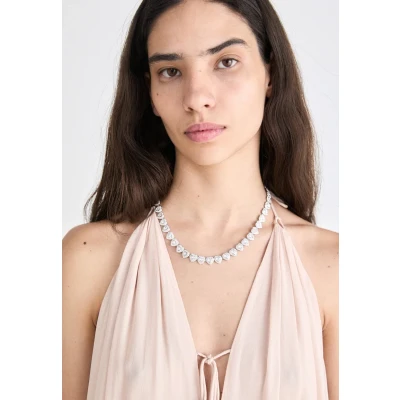Image of Swarovski Ariana Grande x Rhodium Plated Heart Tennis Necklace