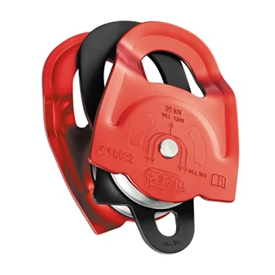 Image of Petzl Seilrollen P65A Twin Red