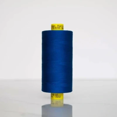 Image of Gutermann Mara 120 All Purpose Polyester Sewing Thread 1000m Spool, UV Resistant, Silky Shine, Tear &amp; Abrasion Resistant Perfect for Machines or Hand Sewing/Colour 322