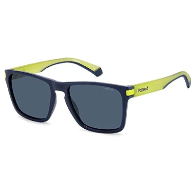 Image of Sunglasses Polaroid Pld 2139/s col. fll/c3 Unisex Square Matte blue