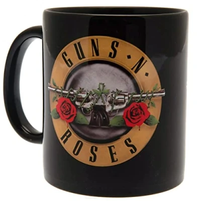 Image of Pyramid International MGB26311 Guns N&#039; Roses (Bullet Logo) Black Coffee Mug, Ceramic, 11 oz