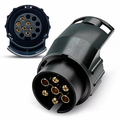 Image of Belmont Leisure 7 Pin To 13 Towing Adaptor / Trailer Plug Socket Adapter, Tow Connector, For Caravan Trailers Electric Adapter (1)
