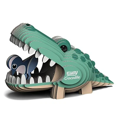 Image of EUGY Eco Friendly 3D Paper Puzzle (Crocodile)