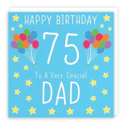 Image of Hunts England Dad 75th Birthday Card Happy 75 To A Very Special Iconic Collection