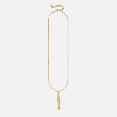 Image of Anni Lu Hippie Fish 18k Gold Plated Necklace