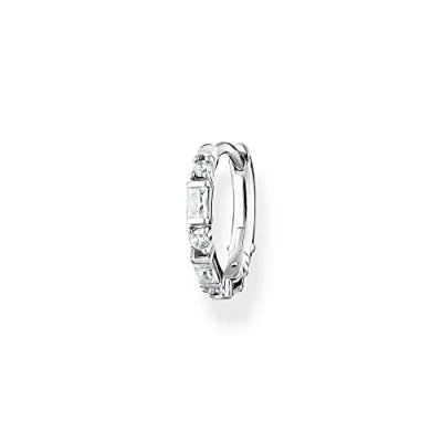 Image of Thomas Sabo Creole white stones 925 sterling silver CR666 051 14