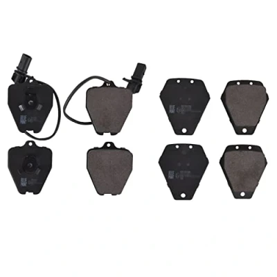 Image of 4B0698151C Brake pad set BLUE PRINT ADV184288 Front Axle incl. wear warning contact with screw AUDI: A6 C5 Avant, Saloon, Allroad