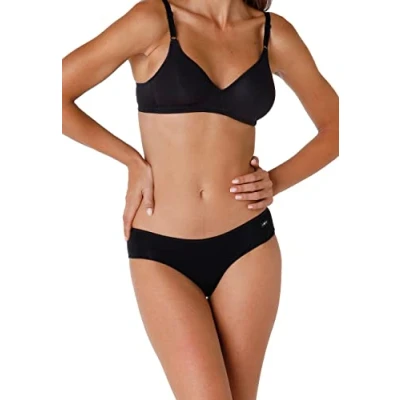 Image of Lovable Women&#039;s Invisible Culotte in Cotone, Black (Nero), 42