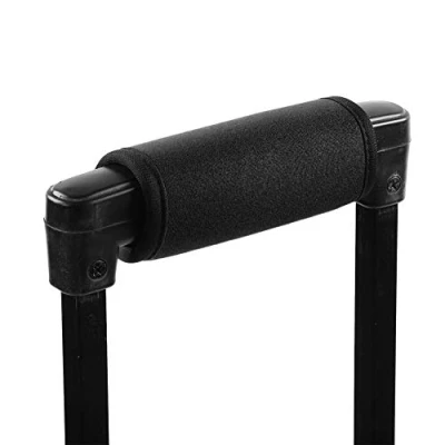 Image of Suitcase Handle Cover Luggage Wrap Carry on Name Tag Grip Covers(Black)