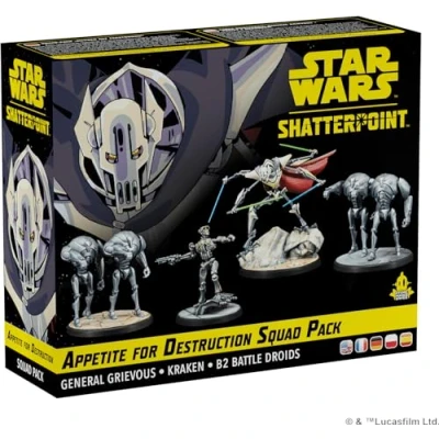 Image of Atomic Mass Games Star Wars Shatterpoint: Appetite for Destruction Squad Pack Ages 14+ 2 Players 90 Minutes Playing Time