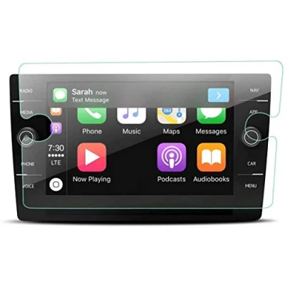 Image of LFOTPP Golf 7 MK7 7.5 GTI GTD GTE R 8 inche Navigation Screen Protector, GPS Navi Tempered Glass Protection Flim