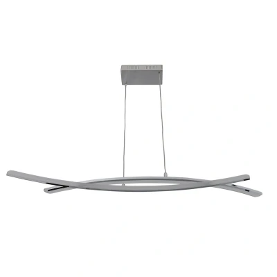 Image of Theo Dimmable LED Bar Pendant Ceiling Light Chrome 3000K